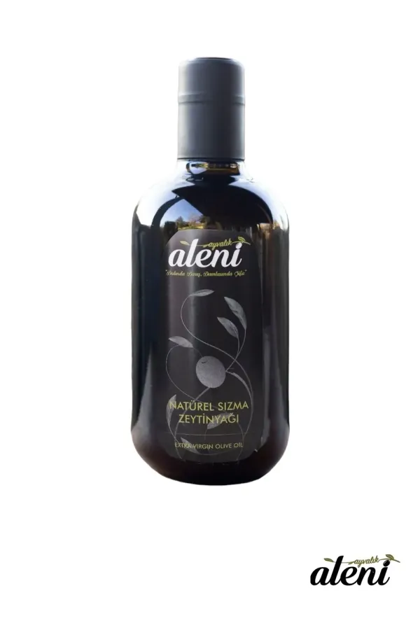 Ayvalık Natürel Sızma Zeytinyağı (500 ml Tombul Şişe)
