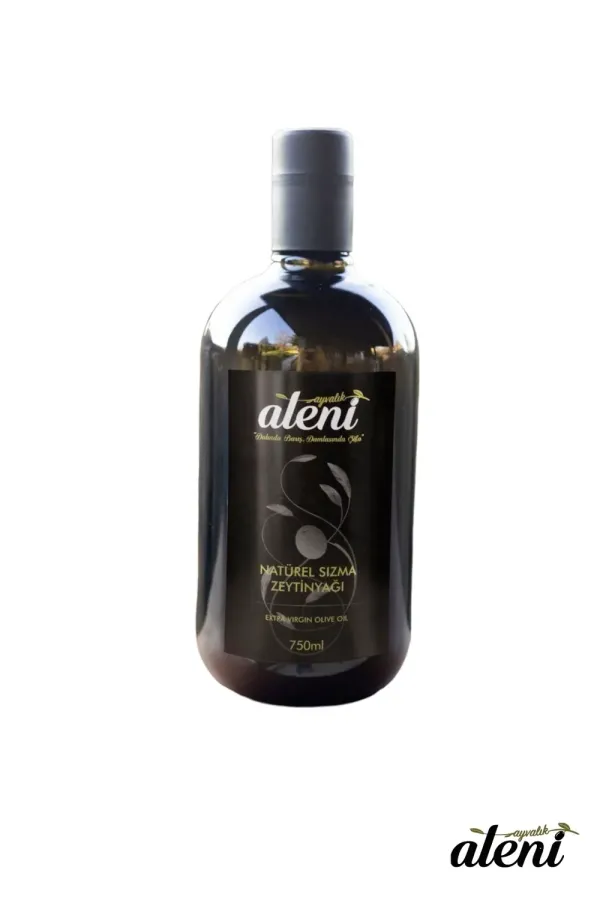 Ayvalık Natürel Sızma Zeytinyağı (750 ml Tombul Şişe)