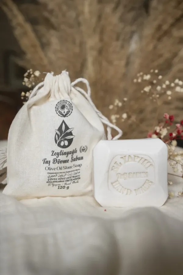 Zeytinyağlı Taş Dövme Sabun (120 g)